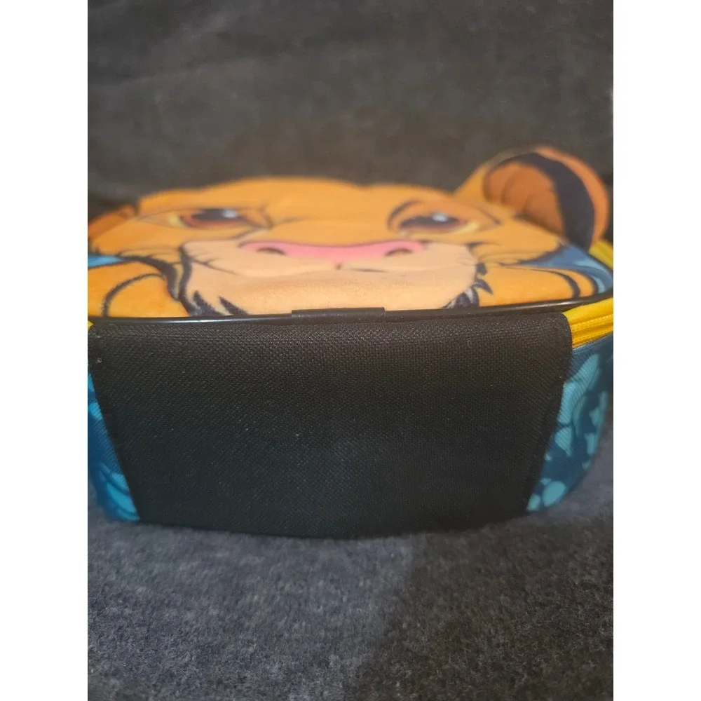 Disney Lion King Simba Plush Insulated Lunch Bag Bioworld Yellow Kids Tote Bag